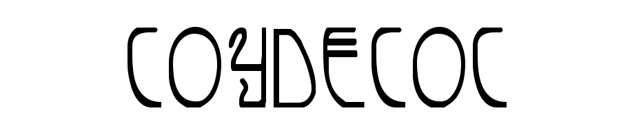 Coyote Deco Condensed cкачати шрифт безкоштовно